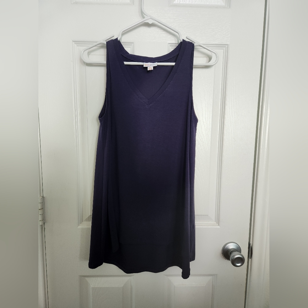 LuLaRoe Kristy tank navy xs